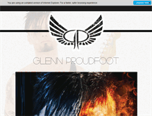 Tablet Screenshot of glennproudfoot.com